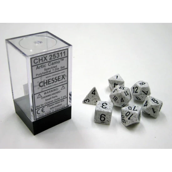 Dice Set Spec Poly Arctic Camo (7) Dice Set Spec Poly Arctic Camo (7)