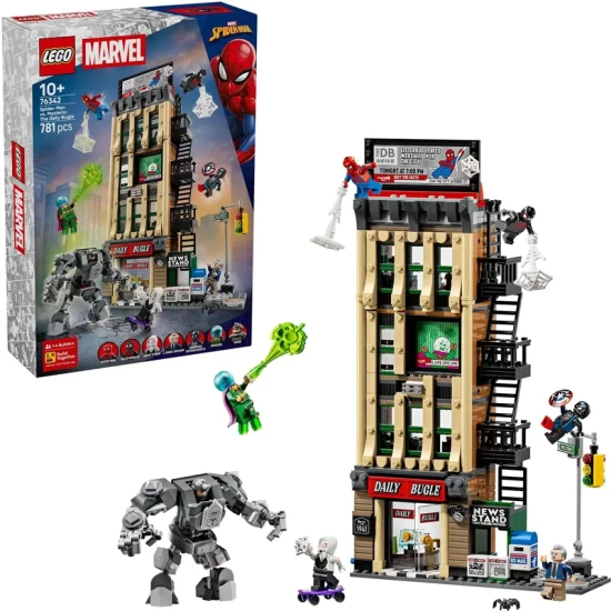 Lego Marvel Superhelden 76342 Spider-Man Vs. Mysterio: Daily Bugle Lego Marvel Superhelden 76342 Spider-Man Vs. Mysterio: Daily Bugle