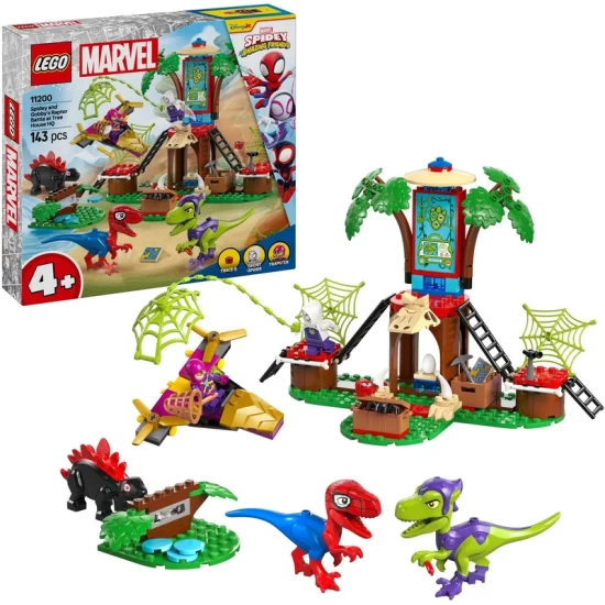 Lego Spidey En Zijn Supervrienden 11200 Confrontatie In De Boomhut: Spidey-Rex Vs. G Lego Spidey En Zijn Supervrienden 11200 Confrontatie In De Boomhut: Spidey-Rex Vs. G