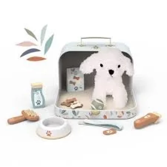 Speedy Monkey – My Little Dog W/9 Pieces - 30X20X14Cm - 3Y+