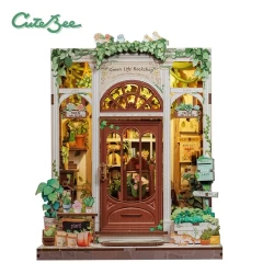Cutebee 3D Diy Huisje Green Life Bookshop Cwgc20316155X18Cm Cutebee 3D Diy Huisje Green Life Bookshop Cwgc20316155X18Cm