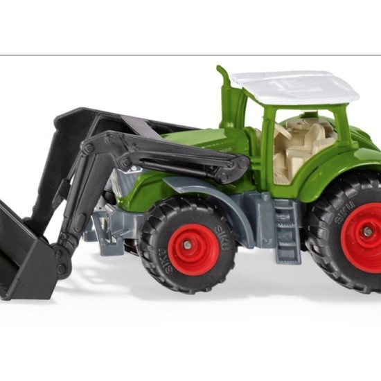 Siku Fendt 1050 Vario Tractor Met Voorlader Groen/Zwart Beweegbare Voorlader Verwijderbare Cabine Rubberen Banden Siku Fendt 1050 Vario Tractor Met Voorlader Groen/Zwart Beweegbare Voorlader Verwijderbare Cabine Rubberen Banden