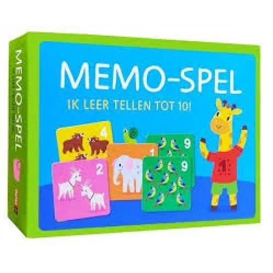Ik Leer Tellen Tot 10! Memo-Spel
