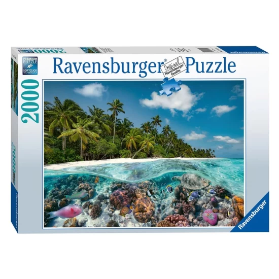 Ravensburger Puzzel Een Duik Op De Malediven 2000St.