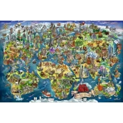 Illustrated World Map
