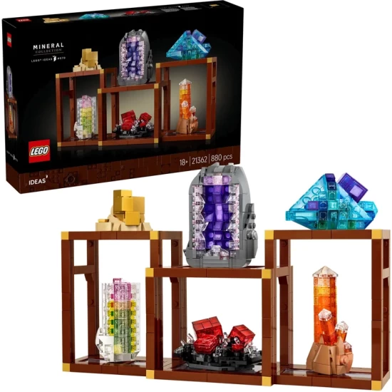 Lego Ideas 21362 Mineralencollectie Lego Ideas 21362 Mineralencollectie