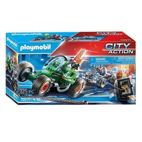 Playmobil City Action Politiekart Achtervolging Van De Kluisrover - 70577