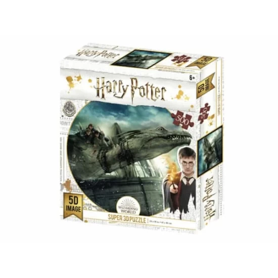 3D Image Puzzel - Gringotts Dragon (500)