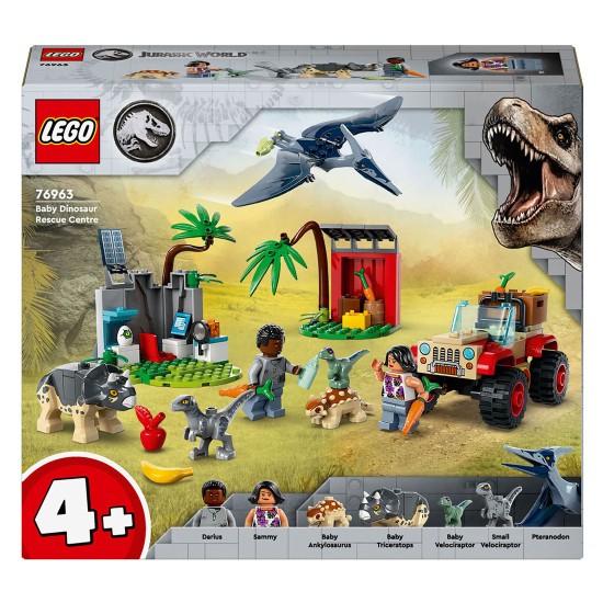 Lego Jurassic World 76963 Reddingscentrum Voor Babydinosaurussen