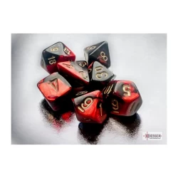 Gemini Mini-Polyhedral Black-Red/Gold Do Gemini Mini-Polyhedral Black-Red/Gold Do
