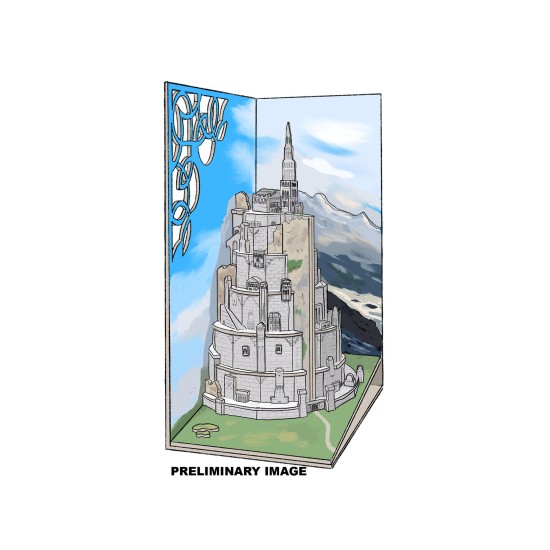 Tiny Adventures - Lord Of The Rings Minas Tirith  Handgemaakte Miniatuurwerelden Om Te Monteren