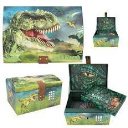 Dino World Schatkist Met Code Geluid & Licht