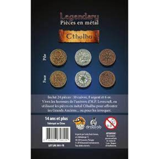 Legendary Metal Coins - Cthulhu Coin Set