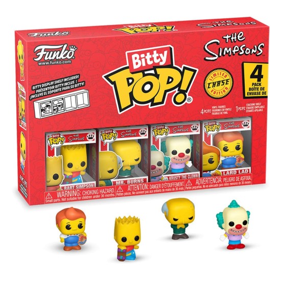 The Simpsons Bitty Pop! Vinyl Figure 4-Pack Series 1 2 Cm