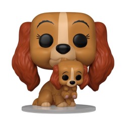 Lady And The Tramp Pop! Disney Vinyl Figure Lady With Puppy 9 Cm Lady And The Tramp Pop! Disney Vinyl Figure Lady With Puppy 9 Cm