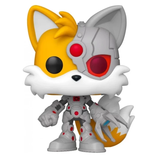 Dc X Sonic The Hedgehog Pop! Heroes Vinyl Figure Tails As Cyborg 9 Cm
