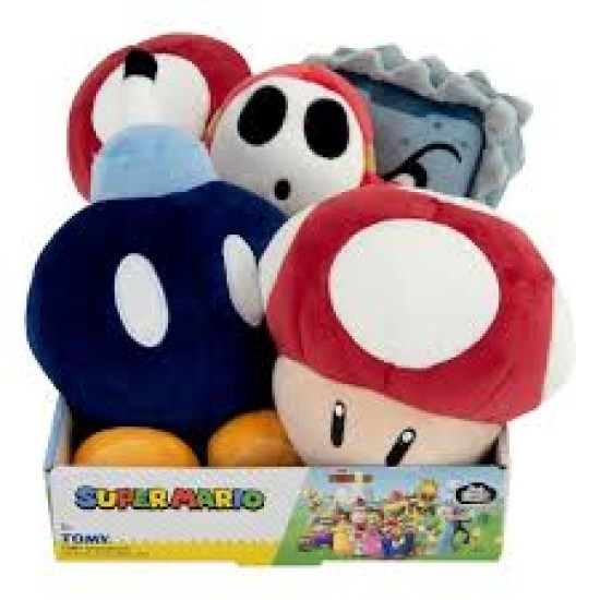 Nintendo - Tomy Plush - Super Mario Junior Mocchi - Mario Toad (Red)