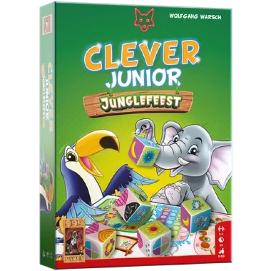 Clever Junior Junglefeest - Dobbelspel Clever Junior Junglefeest - Dobbelspel