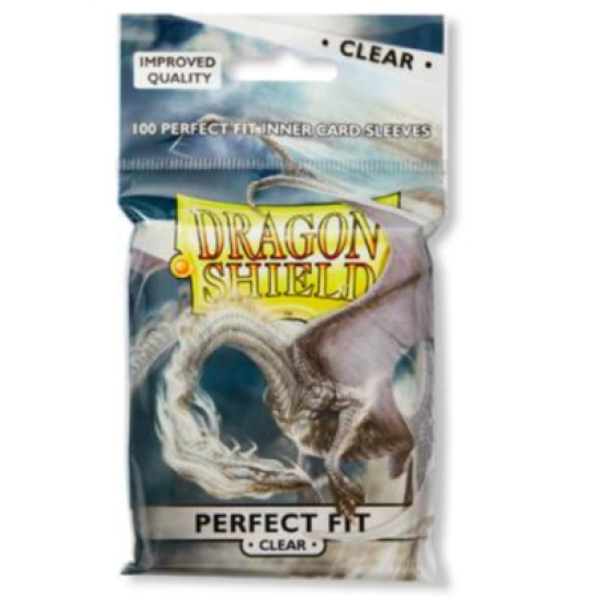 Sleeves Dragon Shield Fit - Clear/Clear (100Ct)