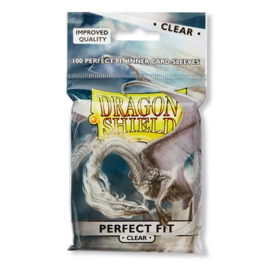 Sleeves Dragon Shield Fit - Clear/Clear (100Ct)