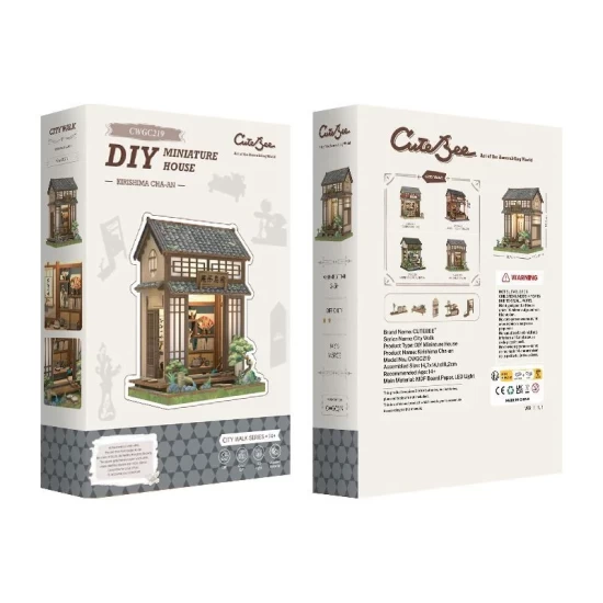 Miniature House Model Kit Kirishima Cha-An 19 X 14 Cm Miniature House Model Kit Kirishima Cha-An 19 X 14 Cm