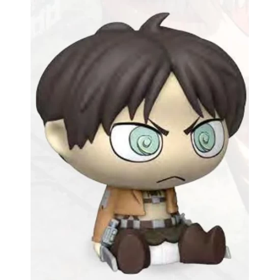 Attack On Titan Chibi Bust Bank Eren 16 Cm Attack On Titan Chibi Bust Bank Eren 16 Cm