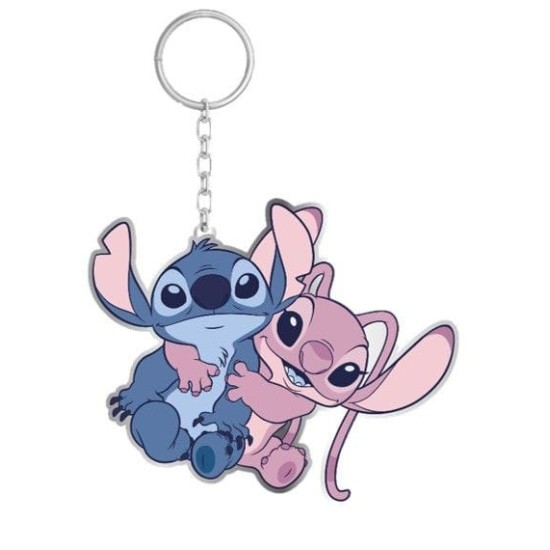 Lilo  And  Stitch Keychain Stitch  And  Angel