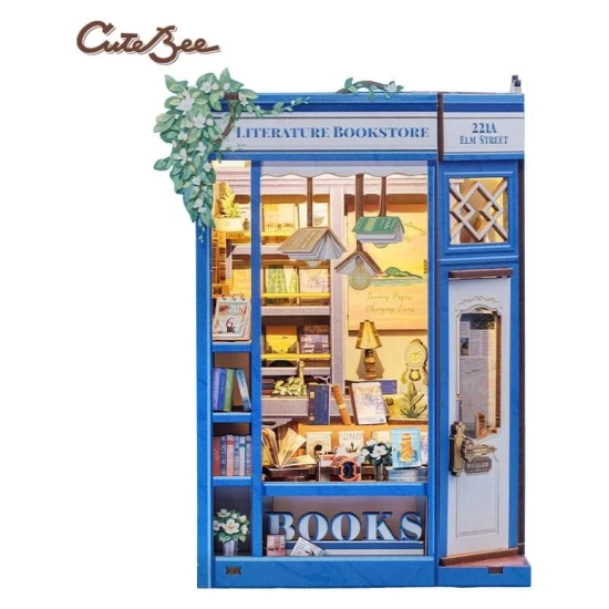 Book Nook Literature Bookstore 17 X 12 Cm