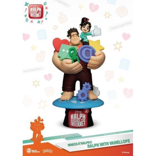 Disney: Wreck It Ralph 2 - Ralph With Vanellope Pvc Diorama