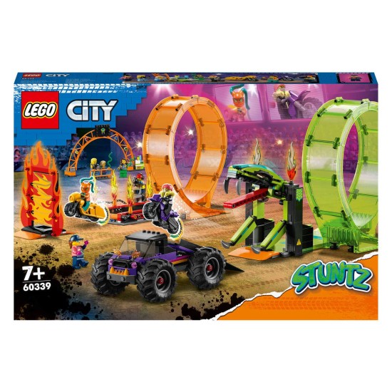 Lego City 60339 Dubbele Loop Stunt Arena