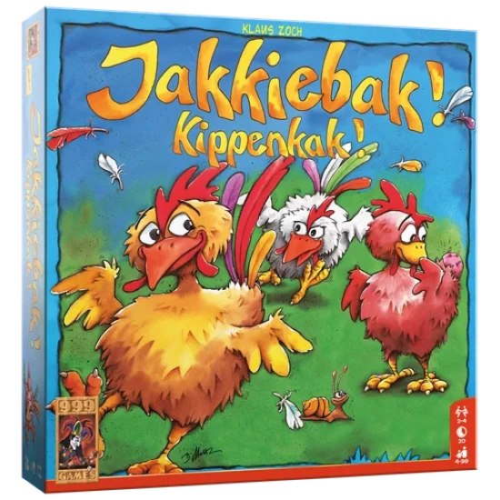 Jakkiebak! Kippenkak! - Bordspel