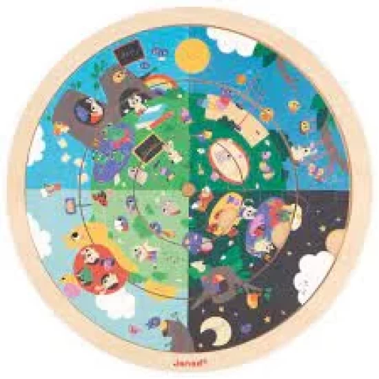 Janod - De Tuin Ronde Puzzel
