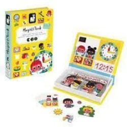 Janod Magnetibook - Klok Kijken Janod Magnetibook - Klok Kijken