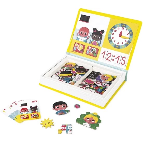Janod Magnetibook - Klok Kijken Janod Magnetibook - Klok Kijken