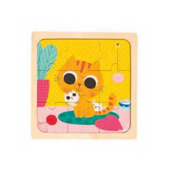 Janod Puzzel - Kat Peanut