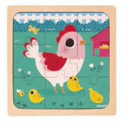 Janod Puzzel - Kip Henriette