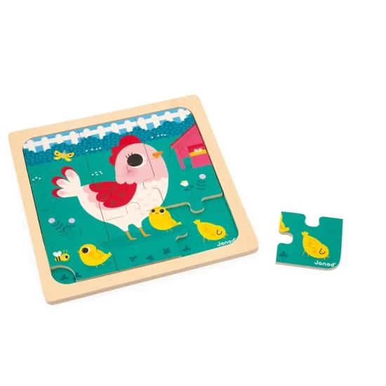 Janod Puzzel - Kip Henriette Janod Puzzel - Kip Henriette
