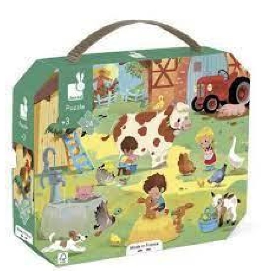 Janod Puzzel - Op De Boerderij