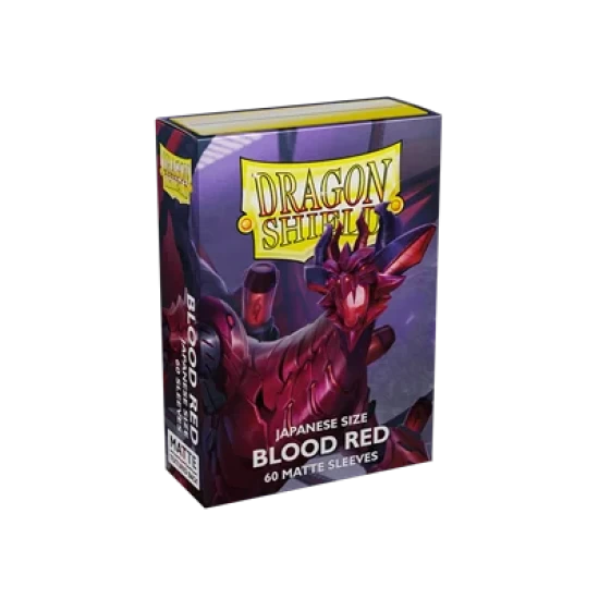 Sleeves Dragon Shield Japanese Matte Blood Red