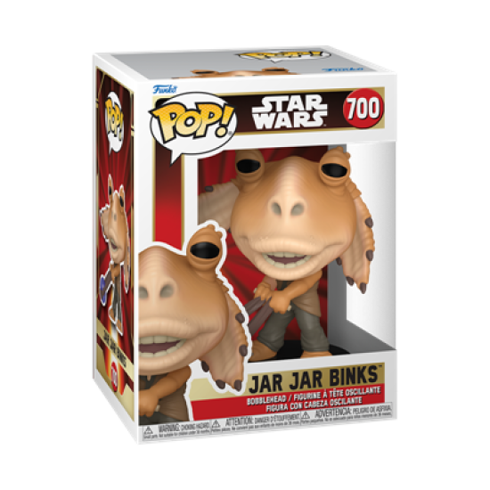 Star Wars The Phantom Menace Anniversary Pop! Vinyl Figure Jar Jar Binks With  Booma Balls 9 Cm