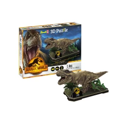 Revell 3D Puzzel Bouwpakket - Jurassic World Dominion T-Rex Revell 3D Puzzel Bouwpakket - Jurassic World Dominion T-Rex