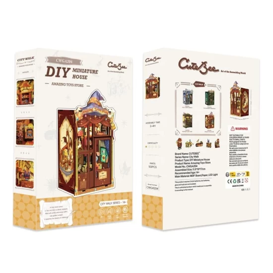 Book Nook Amazing Toy Store 17 X 12 Cm Book Nook Amazing Toy Store 17 X 12 Cm