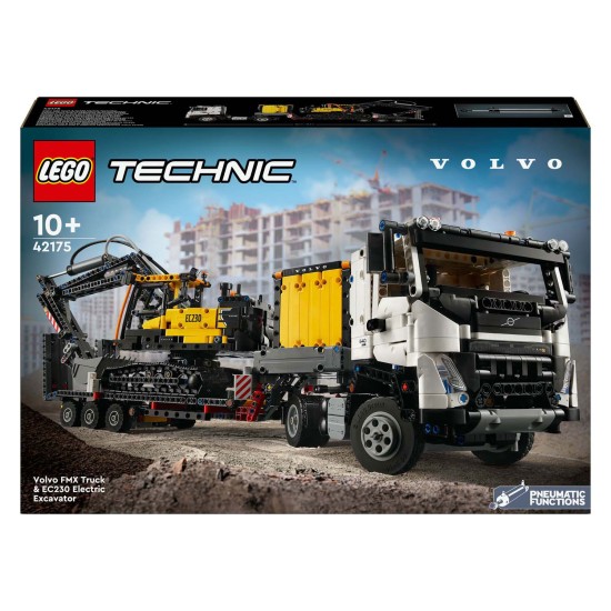 Lego Technic 42175 Volvo Fmx Truck & Ec230 Elektrische Graafmachine Lego Technic 42175 Volvo Fmx Truck & Ec230 Elektrische Graafmachine