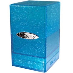 Deckbox Satin Tower Glitter Blue