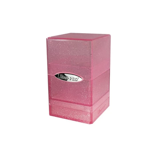 Deckbox Satin Tower Glitter Pink Deckbox Satin Tower Glitter Pink