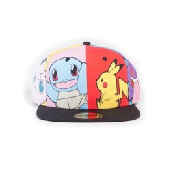 Pokemon Multi Popart Snapback Cap