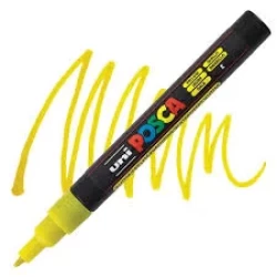 Posca Verfmarker (Conisch) Fijn Glitter: Geel