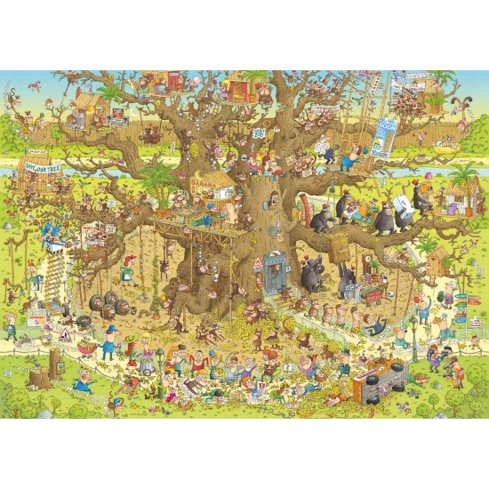 Puzzel Monkey Habitat 1000 Heye 29833