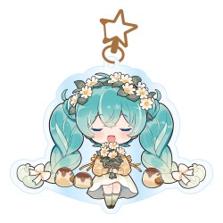 Hatsune Miku Acrylic Keychain Kawaii Autumn Time Hatsune Miku Acrylic Keychain Kawaii Autumn Time