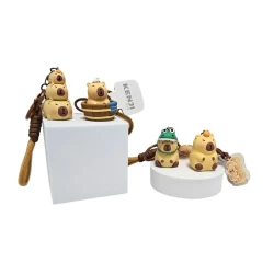 Keyring Capybara Brown